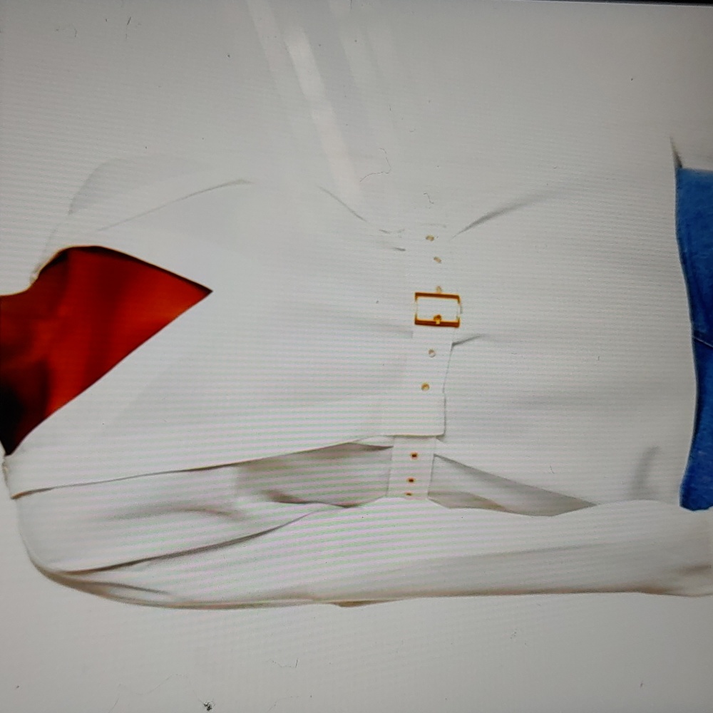 Like New Tibi Belt Blouse